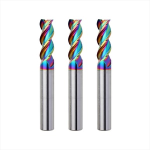 BKEA 10-16mm HRC55 Carbide DLC Coating End Mill 3 Flute U-type Aluminum Cnc Milling <strong>Cutter</strong> Engraving Tools Router Bit - Product Image 5