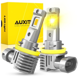 Auxito H11/H8/H16หลอดไฟตัดหมอก LED หรือไฟสีเหลืองอำพัน3000K 600% ความสว่างมากไม่มีพัดลมแพ็คเล็กขนาด2ชิ้น - Product Image 1