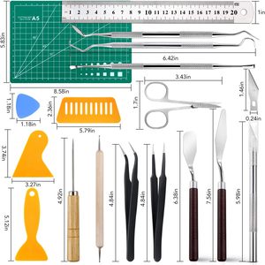 28PCS乙烯基除草工具包-DIY艺术剪贴簿爱好项目的精密工艺工具 & 乙烯基切割配件 - Product Image 2