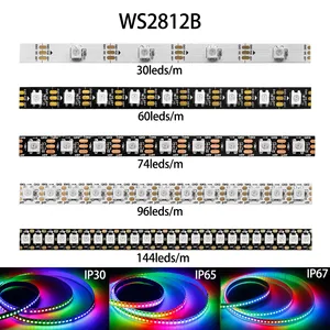 WS2812 RGB адресуемые и программируемые светодиодные полосы света для DIY проектов - Product Image 3