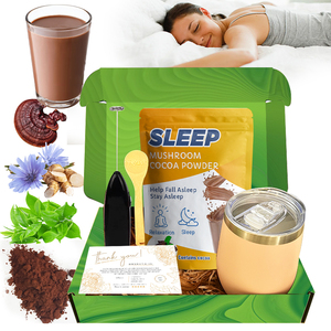ผงโกโก้ร้อนสำหรับการนอนหลับของเมลาโทนิผงโกโก้ L-theanine เห็ดชิโครีผสมระหว่างการนอนหลับ - Product Image 1