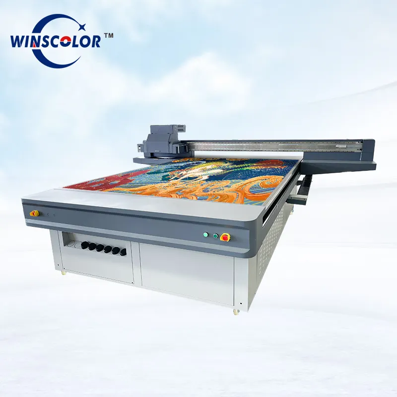UV digital flatbed mobile back skin printing machine for fabric glass acrylic uv printing machine 2030L