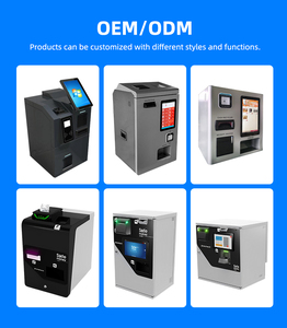 Quiosco de máquina ATM con software para restaurante de 10,1 pulgadas y 15,6 pulgadas, quioscos de pago POS con dispensador de efectivo, escáner de código QR - Product Image 3