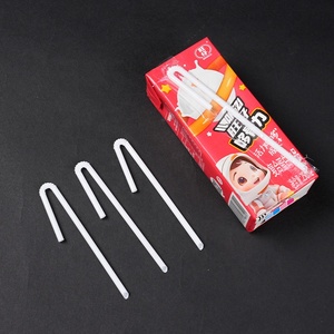PLA Food-Grade Plastic <strong>White</strong> <strong>Bendable</strong> Hot Sale Restaurant <strong>Bendable</strong> U-Shaped Drinking <strong>Straws</strong>