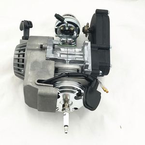 Conjunto de motor de motocicleta de 2 tiempos para Pocket Bike Mini Moto 43cc 47cc 49cc con caja de cambios de transmisión