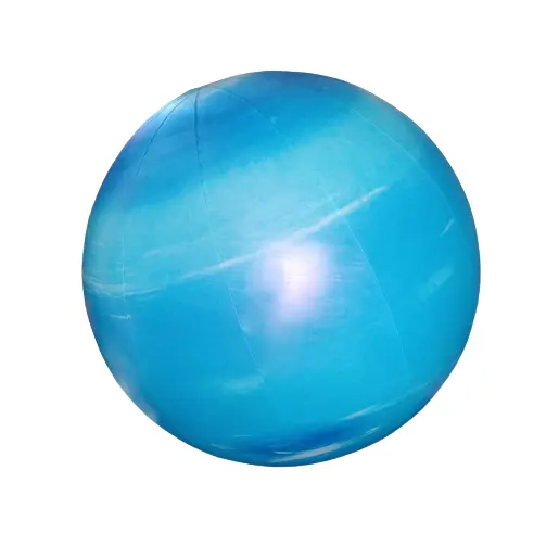 Lớn LED Inflatable treo Neptune tùy chỉnh bơm hơi khổng lồ hành tinh Uranus cho trang trí