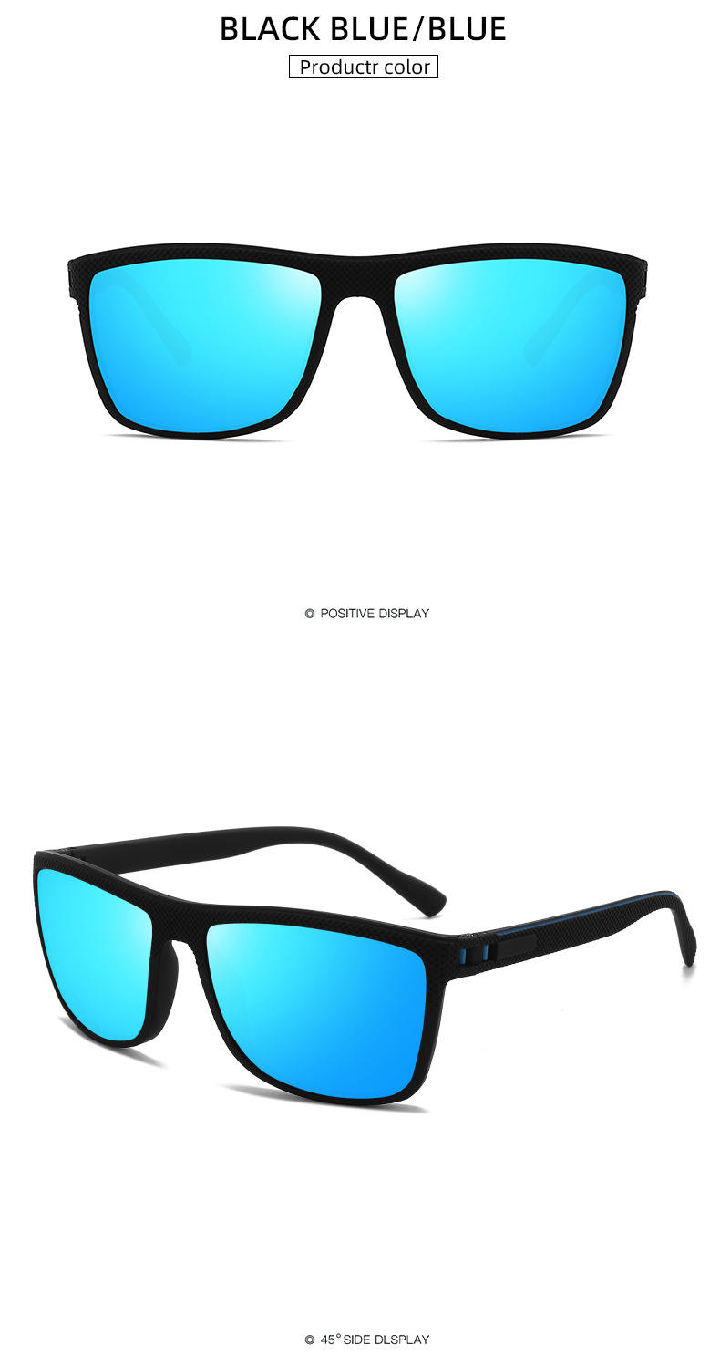 Cadre noir-film bleu