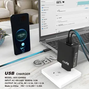 Sınır ötesi 65W tip-c şarj ab standardı A + C GaN 120W şarj kafası Apple elektrikli ürün ile uyumlu - Product Image 3