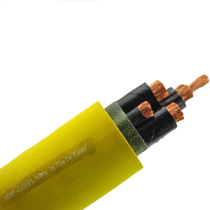 สายเคเบิลทำเหมืองยางกันน้ำทนต่อแรงระเบิด - Product Image 1