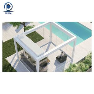PRIMA <strong>Gazebo</strong> for Backyard Use with Decorative <strong>Gazebo</strong> Stand Durable Aluminum <strong>Gazebo</strong> Frame Simple - Product Image 4
