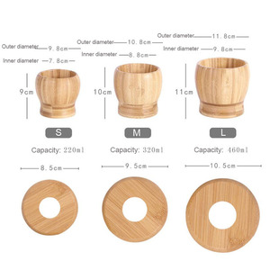 Bambu ahşap harç ve Pestle Set ot ve baharat öğütücü kıyıcı ile kolay hazırlık için sarımsak presi mutfak aracı - Product Image 3