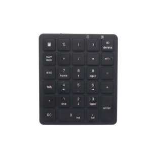 Teclado numérico inalámbrico, 28 teclas, Mini almohadilla numérica recargable de contabilidad financiera portátil para ordenador portátil de escritorio, PC, Surface Pro
