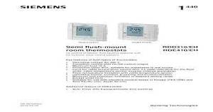 Siemens RDE410/EH Indoor Floor Heating <strong>Temperature</strong> <strong>Controller</strong> Thermostat <strong>with</strong> <strong>NTC</strong> <strong>Sensor</strong> <strong>with</strong> Auto Timer Have in Stock - Product Image 4