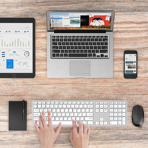2022 de 109 llaves de Multi-funcional Bluetooth teclado inalámbrico para el ordenador portátil Tablet teléfono celular