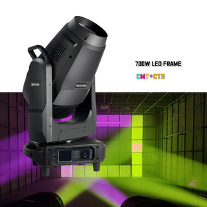 2 adet 700W CMY + CTO + ZOOM Led hareketli kafa uçuş çantası ile profil çerçeve ışık - Product Image 2