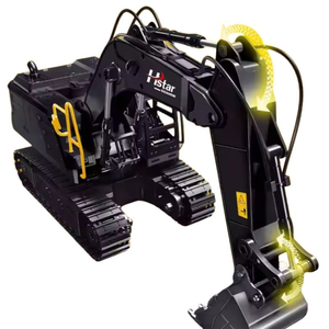 2.4G Oversized Alloy Remote Control Excavator <strong>Black</strong> Technology Kids Engineering Vehicle <strong>Toys</strong> <strong>RC</strong> Cars for Expert - Product Image 6