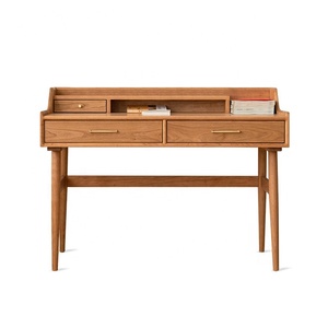 Escritorio de madera para oficina, mesa de estudio, escritorio, PC, diseño de mesa con estantería, barato - Product Image 1