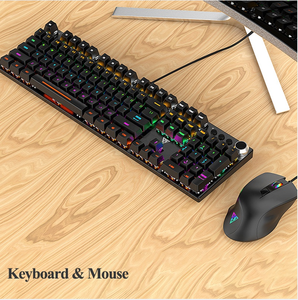 <strong>Computer</strong> Kit LED Wired Gamer Headset Set RGB Backlit Gaming Mechanical <strong>Keyboard</strong> <strong>Mouse</strong> Headphone Combo - Product Image 3