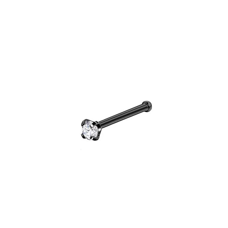 Tige droite en Zircon noir