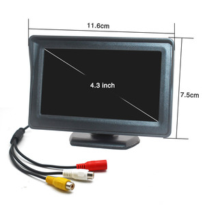 Smartour HD 4.3 Inch CCD Desktop Display Screen High-Definition Screen <strong>Monitor</strong> Suitable for Car Reversing Assistance Camera - Product Image 5