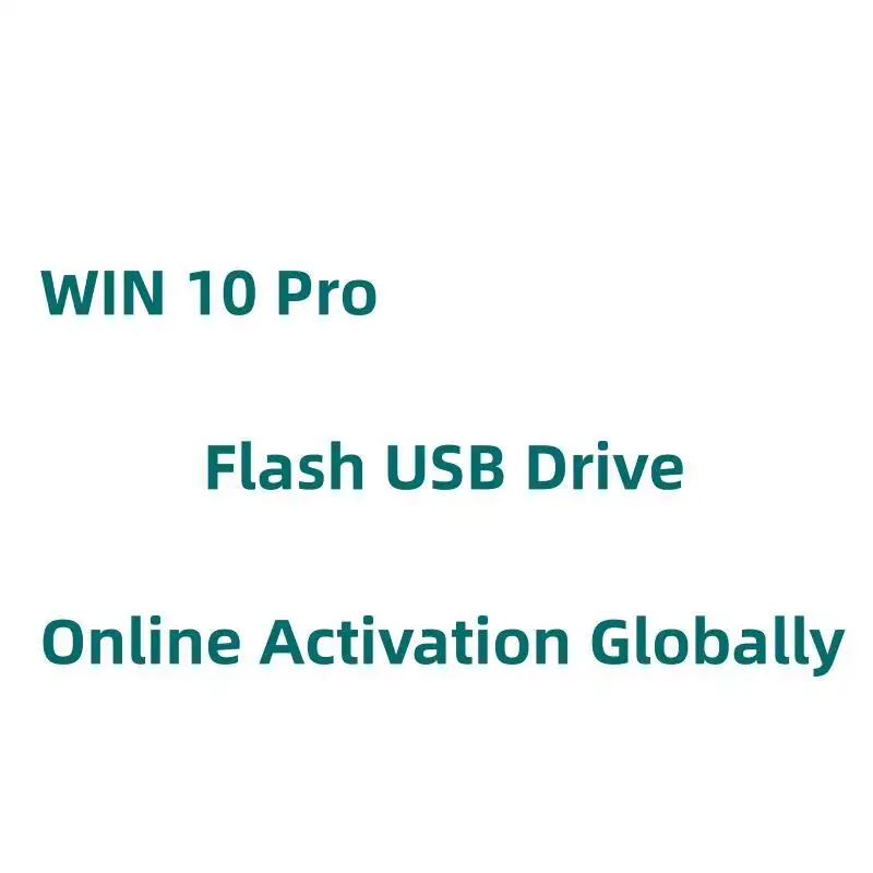 Offres Spéciales véritable clé USB Win 10 Pro en anglais est livrée avec une clé de licence 100% Activation en ligne dans le monde entier