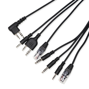 8 in 1 Multi Function Interface Baofeng Quansheng Analog <strong>Radio</strong> Walkie Talkie Universal Write Frequency USB FM Writing Data Cable