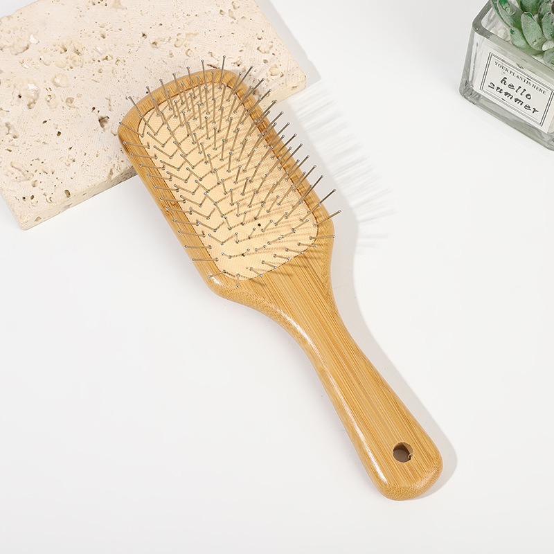 Aiguilles en acier, rondes, style chinois, couleur bois naturel, 7,5*22,5 cm