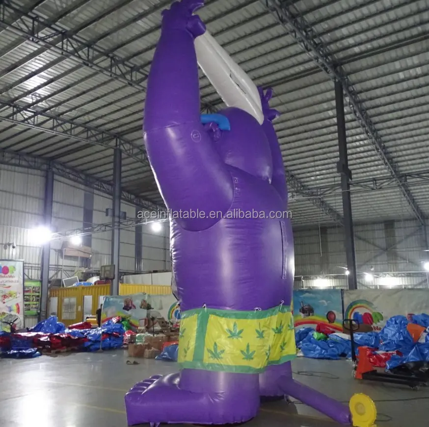 प्रचार विशाल आउटडोर विज्ञापन inflatable कार्टून inflatable पशु बंदर शुभंकर मॉडल गुब्बारे मेथी