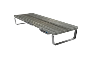 USB <strong>HUB</strong> <strong>Computer</strong> Monitor Stand Riser <strong>with</strong> Aluminum Feet for <strong>Computer</strong> Laptop iMac Elevating Laptop <strong>Table</strong> - Product Image 4