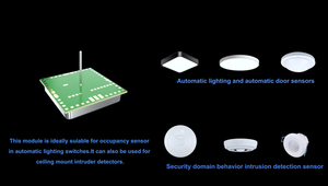 Pdlux, venta al por mayor, módulo de sensor de radar Doppler de microondas, Sensor de movimiento y posición para detección de objetos en movimiento