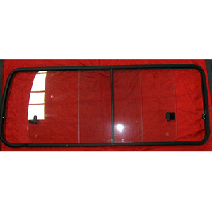 Şeffaf cam ile fabrika çıkışları orta yan pencere araba sürgülü pencereler - Product Image 4