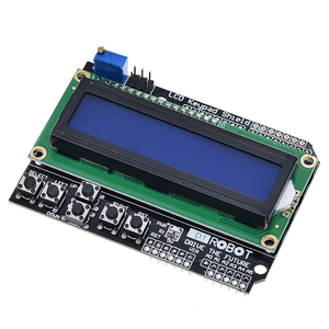 1602 LCD-Tastatur abschirmung LCD1602 LCD 1602 Modul anzeige für Arduino ATMEGA328 ATMEGA2560 Raspberry Pi UNO Blue Screen