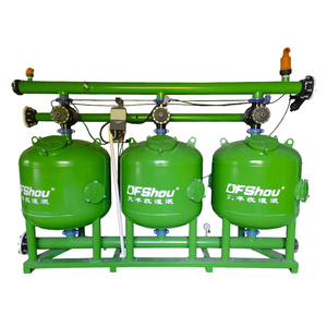 Trang trại lọc nước phương tiện truyền thông bể lọc cát lọc nhỏ Giọt Thủy lợi bằng thép không gỉ lọc bể cát với tự động rửa ngược van - Product Image 3