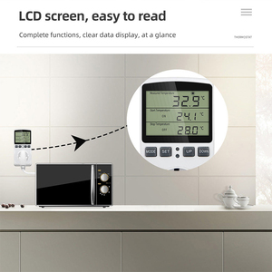 European Intelligent Digital LCD <strong>Display</strong> Multi-Function Temperature <strong>Controller</strong> Electrical <strong>Timer</strong> Switch