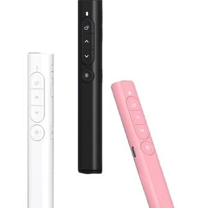 2.4 GHz presentatore Wireless con puntatori rossi penna USB RF telecomando puntatore ricaricabile