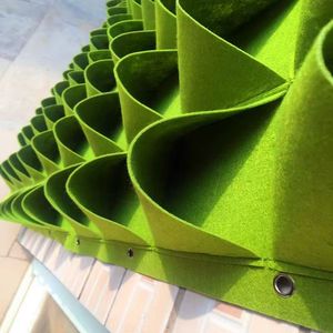 Bolsa Para Macetas Verticales De Fieltro De Lana Con moliples Bolsillos Para Colgar En La Pared, идеальный пара сорт пантан. - Product Image 6
