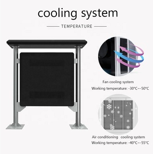 Pubblicità esterna macchina segmentato <span class=keywords><strong>display</strong></span> a <span class=keywords><strong>led</strong></span> per esterni chiosco totem 24 ore apparecchiature digitali digital Signage e Visualizza