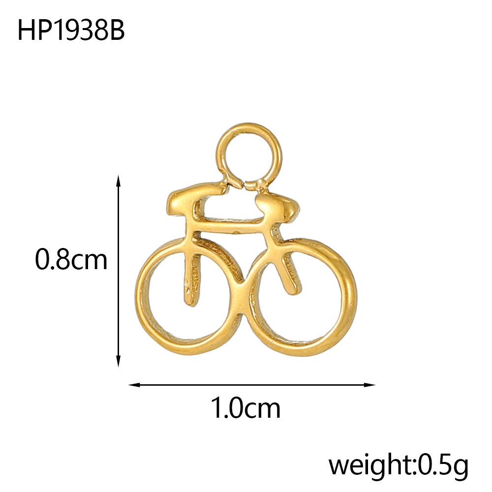 2 breloques pour vélo – Or.