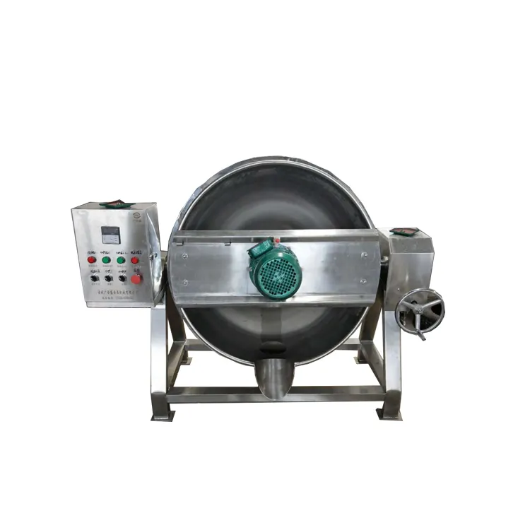50 à 1000 litres chauffage au gaz électrique chemisé bouilloire cuisson Double vapeur chemisé bouilloire marmite industrielle