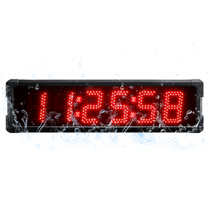 Doppio Display rosso regolabile luminosità impermeabile LED conto alla rovescia Timer digitale cronometro gara per la corsa maratona di nuoto in esecuzione - Product Image 3