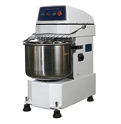 ماكينة خلط عجينة الخبز الكهربائية الصناعية الأوتوماتيكية عالية الجودة سعة 30 لتر ماكينة خلط العجين الحلزونية