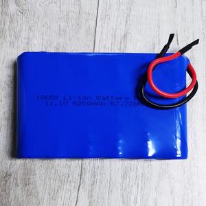 11.1v 18650 5200mAh可充电锂离子锂离子电池组，带bms和连接器，用于EV踏板车，电动自行车，泵，spr - Product Image 2