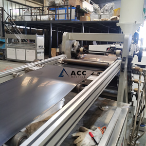 <strong>Customized</strong> 0.5mm-3mm Thickness Nylon Material Plastic Sheet Making <strong>Extrusion</strong>/extruder Production Line With Siemens Control