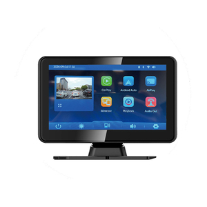 7 pulgadas Carplay 4K Wifi Dash Cam retrovisor DVR Mirror Link grabadora de vídeo cámara frontal y trasera Fm transmisor función Universal - Product Image 1