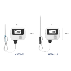Pantalla digital electrónica resistente al agua de uso múltiple, sensor de temperatura de bajo costo, medidor de medidor, registrador de datos con sonda externa - Product Image 1