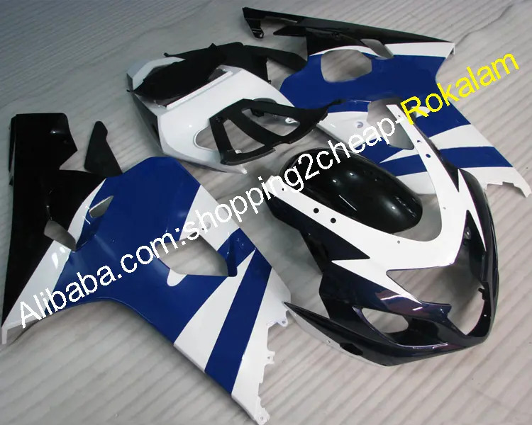 GSX-R 600 750 K4 corredo della Carenatura Per Suzuki 04 05 GSXR600 GSXR750 2004 2005 Blu Bianco Nero Sportbike Carenatura kit