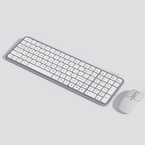 Rechargeable Wireless <strong>Keyboard</strong> and Mouse Combo, Ultra-Thin Compact Design, 2.4G Portable for PC Laptop Desktop <strong>Computer</strong> Notebook - Product Image 3