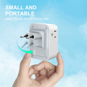 Tragbare EU-Steckdose Steckdose Funktions steuerung Steckdose Wand USB-Buchse Multi Adapter Konverter - Product Image 4