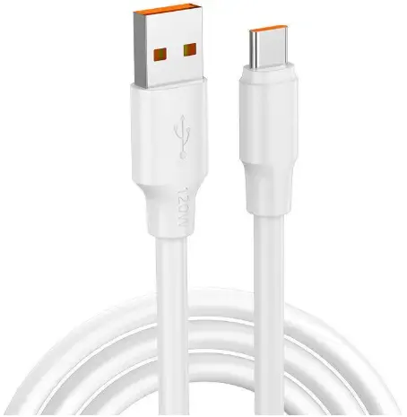 Cable de datos de carga súper rápida 6A 120W Cable micro USB tipo C IOS para iPhone para Android para Samsung para cargar teléfono móvil