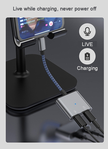 2 in 1 Type-<strong>c</strong> <strong>Adapter</strong> with Light Usb-<strong>c</strong> to Type-<strong>c</strong> 3.5mm Audio Converter Aux <strong>Adapter</strong> for Mobile Phone - Product Image 4